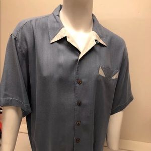 Club Tiki Silk Camp Shirt like Nat Nast Design LG
